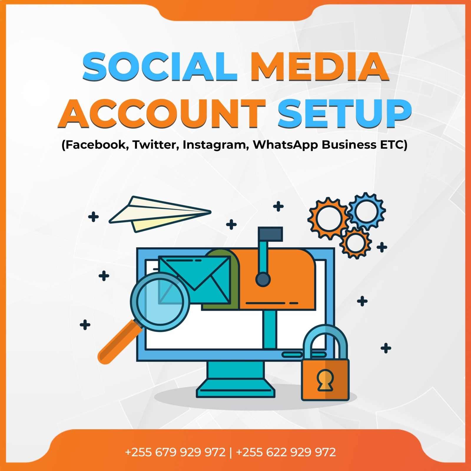 Social Media Account Setup Oasis Digital Store