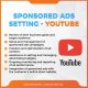 Sponsored Ads Setting Youtube