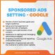Sponsored Ads Setting Google