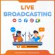 Live Broadcast / Streaming (Youtube, Zoom, Facebook, Google)