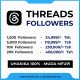 Threads followers